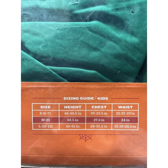 Target Hyde and Eek Forest Hunter Costume Boys Size M Green Hooded Outfit - Picture 4 of 6